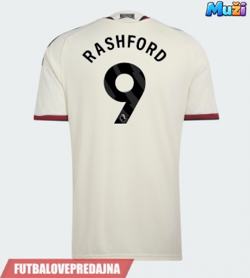 Lacne Muži Futbalové dres Manchester United Marcus Rashford #9 2026-27 Krátky Rukáv - Tretina
